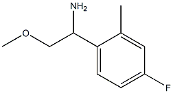 1-(4-FLUORO-2-METHYLPHENYL)-2-METHOXYETHAN-1-AMINE Struktur