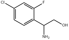 2-AMINO-2-(4-CHLORO-2-FLUOROPHENYL)ETHAN-1-OL Struktur