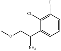 1-(2-CHLORO-3-FLUOROPHENYL)-2-METHOXYETHAN-1-AMINE Struktur