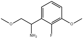 1-(2-FLUORO-3-METHOXYPHENYL)-2-METHOXYETHAN-1-AMINE Struktur