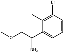 1-(3-BROMO-2-METHYLPHENYL)-2-METHOXYETHAN-1-AMINE Struktur