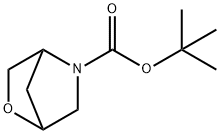 tert-Butyl 2-oxa-5-azabicyclo[2.2.1]heptane-5-carboxylate Struktur