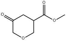 methyl 5-oxooxane-3-carboxylate Struktur