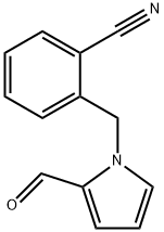 2-[(2-formylpyrrol-1-yl)methyl]benzonitrile Struktur