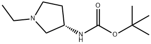 (S)-tert-Butyl 1-ethylpyrrolidin-3-ylcarbamate Struktur