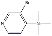 Pyridine, 3-bromo-4-(trimethylsilyl)- Struktur