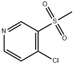 4-CHLORO-3-(METHYLSULFONYL)PYRIDINE Struktur