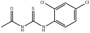 N-{[(2,4-dichlorophenyl)amino]carbonothioyl}acetamide Struktur