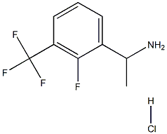 1-[2-FLUORO-3-(TRIFLUOROMETHYL)PHENYL]ETHAN-1-AMINE HYDROCHLORIDE Struktur