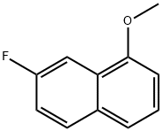 7-FLUORO-1-METHOXYNAPHTHALENE Struktur