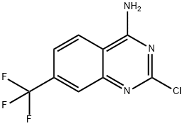 2-chloro-7-(trifluoromethyl)quinazolin-4-amine Struktur