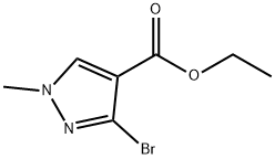 ethyl 3-bromo-1-methyl-1H-pyrazole-4-carboxylate Struktur