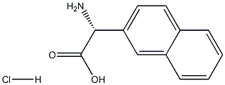 (R)-2-Amino-2-(naphthalen-2-yl)acetic acid hydrochloride Struktur