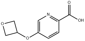 5-(Oxetan-3-yloxy)pyridine-2-carboxylicacid Struktur