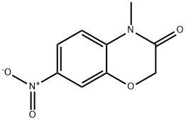 4-methyl-7-nitro-1,4-benzoxazin-3-one Struktur