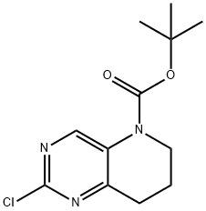 2-Methyl-2-propanyl 2-chloro-7,8-dihydropyrido[3,2-d]pyrimidine-5(6H)-carboxylate|2-氯-7,8-二氫吡啶并[3,2-D]嘧啶-5(6H)-羧酸叔丁酯