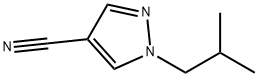 1-Isobutyl-1H-pyrazole-4-carbonitrile Struktur