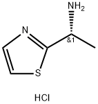 (R)-1-(Thiazol-2-yl)ethanamine hydrochloride Struktur