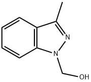 (3-Methyl-1H-indazol-1-yl)methanol Struktur