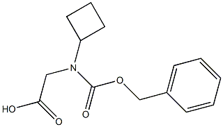 N-Cbz-RS-Cyclobutylglycine Struktur