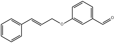 3-{[(2E)-3-phenylprop-2-enyl]oxy}benzaldehyde Struktur