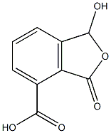 1-Hydroxy-3-oxo-1,3-dihydro-isobenzofuran-4-carboxylic acid Struktur