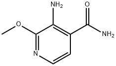 3-Amino-2-methoxy-isonicotinamide Struktur