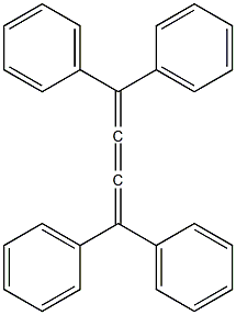 Benzene,1,1',1'',1'''-(1,2,3-butatriene-1,4-diylidene)tetrakis- Struktur