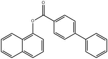 1-naphthyl 4-biphenylcarboxylate Struktur