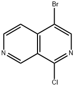 4-bromo-1-chloro-2,7-naphthyridine Struktur