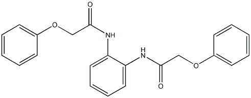 N,N'-1,2-phenylenebis(2-phenoxyacetamide) Struktur