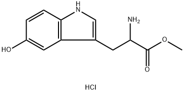 DL-5-Hydroxytryptophan methyl ester monohydrochloride Struktur