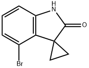 4`-BROMOSPIRO[CYCLOPROPANE-1,3`-INDOLIN]-2`-ONE Struktur