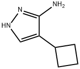 4-Cyclobutyl-1H-pyrazol-3-amine Struktur