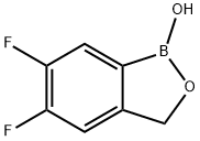 5,6-difluoro-1,3-dihydro-2,1-benzoxaborol-1-ol Struktur