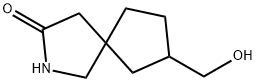 7-(hydroxymethyl)-2-azaspiro[4.4]nonan-3-one Struktur