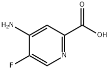 4-Amino-5-fluoropicolinic acid Struktur