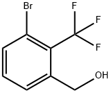 3-bromo-2-(trifluoromethyl)benzyl alchol Struktur