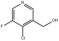 (4-CHLORO-5-FLUOROPYRIDIN-3-YL)METHANOL Struktur