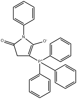 Phosphonium,(4,5-dihydro-2-hydroxy-5-oxo-1-phenyl-1H-pyrrol-3-yl)triphenyl-, inner salt Struktur