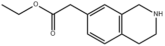 (1,2,3,4-Tetrahydro-Isoquinolin-7-Yl)-Acetic Acid Ethyl Ester Struktur