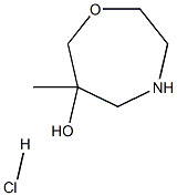 6-METHYL-1,4-OXAZEPAN-6-OL HCL Struktur