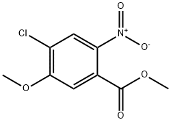 4-Chloro-5-methoxy-2-nitro-benzoic acid methyl ester Struktur