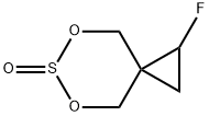 1-fluoro-5,7-dioxa-6-thiaspiro[2.5]octane 6-oxide Struktur