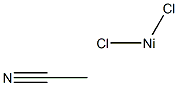 (Acetonitrile)dichloronickel(II) Struktur