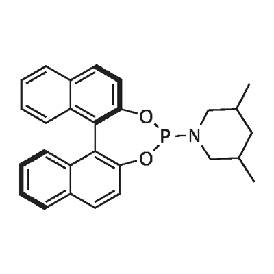 1-((11bR)-dinaphtho[2,1-d:1',2'-f][1,3,2]dioxaphosphepin-4-yl)-3,5-dimethylpiperidine Struktur