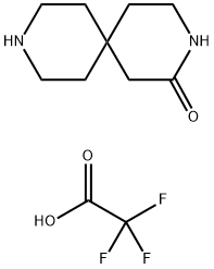 3,9-Diazaspiro[5.5]undecan-2-one 2,2,2-trifluoroacetate Struktur