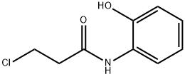 Propanamide, 3-chloro-N-(2-hydroxyphenyl)- Struktur