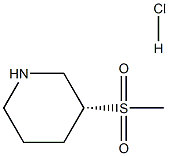 (3R)-3-methanesulfonylpiperidine hydrochloride Struktur