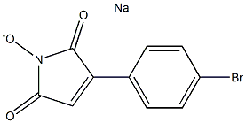 sodium:3-(4-bromophenyl)-1-oxidopyrrole-2,5-dione Struktur